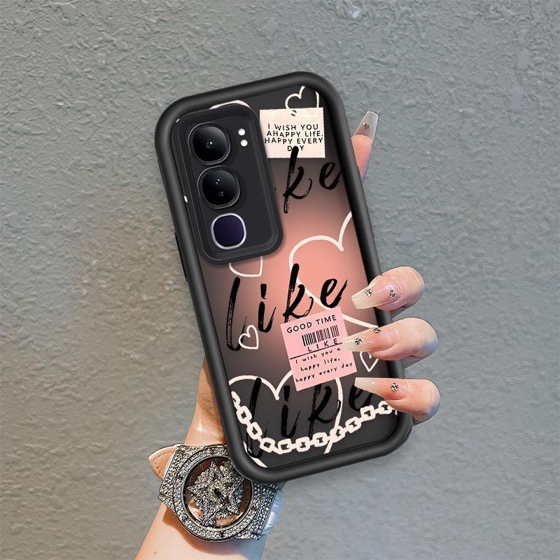 Ốp Lưng Cho VIVO Y19S Pro Y29 4G Hoạt Hình Silicon Mềm Ốp lưng TPU Giống Như Nhạc Cô Gái Mắt Thiên Thần Chống Sốc Ốp Lưng
