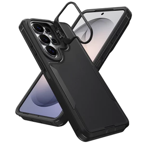 Ốp điện thoại có thể gập lại bằng kim loại có thể gập lại Mew cho Samsung S26 Ultra S25 Ultra S25 Fe S23 Ultra A17 A56 A36 A07 A57 / Vỏ Samsung chống sốc cấp quân sự / Micro Matte