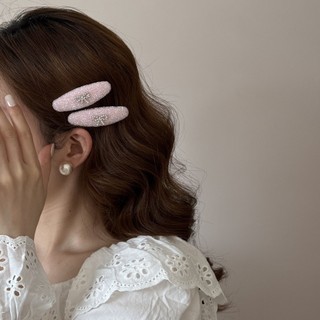Kovoi Kẹp tóc ngọt ngào màu hồng phong cách mới, phù hợp với phụ kiện tóc và mũ đội đầu Hàn Quốc