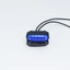 Calf DJI Xe Máy Điện Sửa Đổi 12v Ba Dòng Chạy Nước Tín Hiệu Xe Tay Ga Phụ Kiện LED Bật Đèn