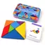 Câu đố ghép hình động vật họa tiết bằng gỗ 3D Đồ chơi Tangram đầy màu sắc Trẻ em Montessori Trò chơi phân loại giáo dục sớm Đồ chơi trẻ em Quà tặng [mới]