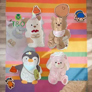 <![CDATA[Móng vuốt tóc hình động vật hoạt hình - Thỏ, ChúBear, Pengun, Cá mập]]>