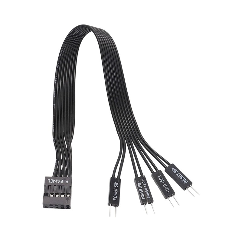 Sẽ Bo Mạch Chủ Mặt Trước Bảng Điều Khiển Chuyển Đổi Bảng Điều Khiển F Sang 2PIN Thiết Lập Lại Nguồn Cáp Mở Rộng Thay Thế Cho Vỏ PC Khung Xe