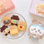 Nhật Bản QUALIA Đổ Xô Sandwich Bánh Quy Gấu Mặt Dây Chuyền Viên Nang Đồ Chơi Bánh Quy Bánh Quy Gấu Túi Charm YR2T