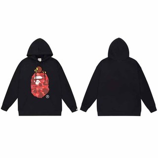 Áo nỉ BAPE cá mập cho nam, chất liệu cotton, có mũ trùm đầu dài tay, phù hợp mặc hàng ngày