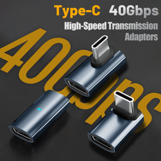 Elough 240W Loại C Nam Sang Loại C Adapter USB-C Nam Sang USB Loại C Nam Sạc Nhanh Chuyển Đổi Dữ Liệu
