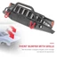 Cho C14 C24 C24-1 1 / 16 RC Xe Nâng Cấp Phần Cản Trước Mặt Trước Lưới Phụ Kiện Dự Phòng
