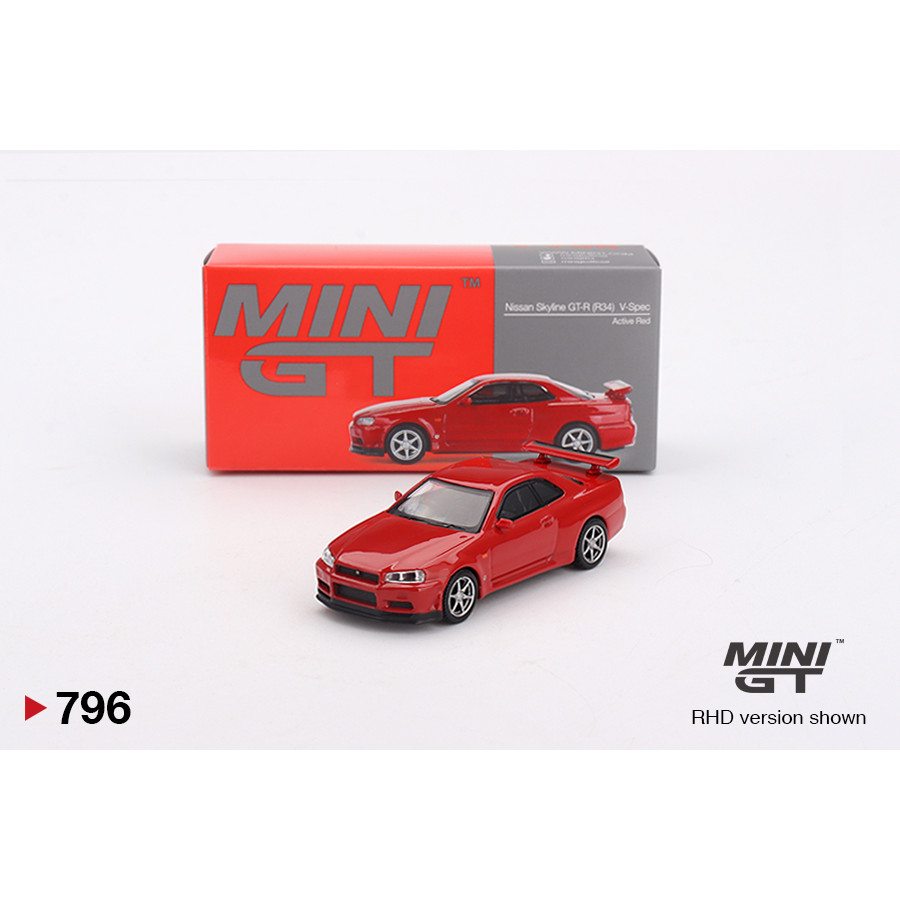 MÔ HÌNH XE Mini GT box version MGT00796 Nissan Skyline GT-R (R34) V ...