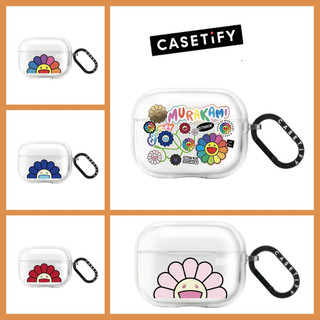 Ốp lưng trong suốt Smile Sunflower cho AirPods Pro3 Pro2 Pro 4 3 2 1 Vỏ bảo vệ