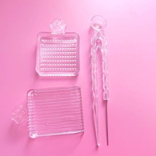 METALWRK - Bộ hạt cầu chì DIY gồm nhíp và khay chọn, phù hợp cho Crafting handmade