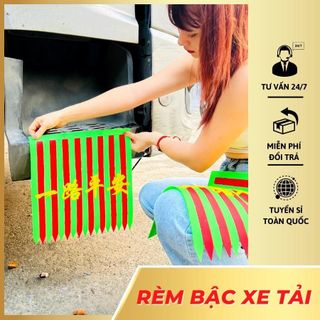 Trang trí bậc bước xe ô tô tải bằng cao su nhiều màu Nhãn Dán