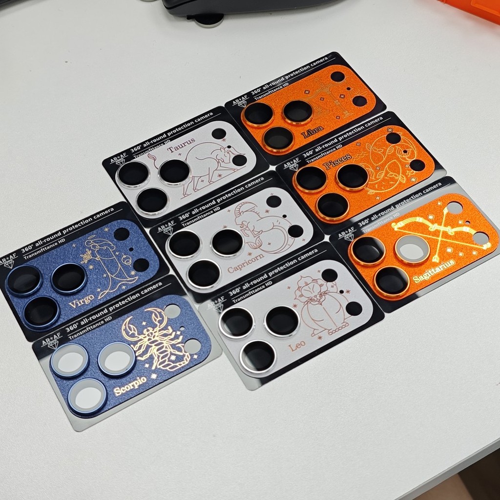 Miếng Dán Ống Kính IPhone 17 pro max Bảo Vệ Ống Kính Mười Hai Chòm Sao Tích Hợp Áo Giáp Mờ 17pro 17Air Chống Sốc Tất Cả Các Loại