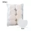 FAVORITEGOODS 300 / 600 / 1200 Miếng tẩy trang dùng một lần, Khăn lau cotton mặt khô dày mềm mại, Khăn lau cotton mặt thiết kế khắc họa tiết ngọc trai để nén ướt
