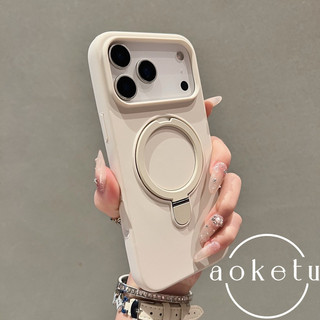 Giá đỡ từ tính silicon lỏng thích hợp cho vỏ điện thoại màu cam iPhone 17 Promax, nút camera Apple 16 bao gồm tất cả, lỗ lớn 15 Pro, 14 tối giản, vỏ bảo vệ da 13