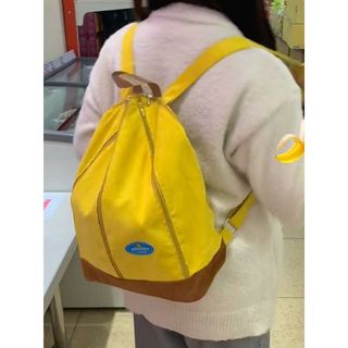 Phong Cách Mới Màu Vàng Chuối Túi Hoạt Hình Hàng Hóa Dễ Thương Phù Hợp Với Tất Cả Trận Đấu Niche Đi Chơi Ba Lô Đa Năng