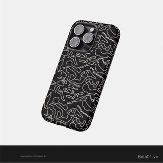 Ốp Điện Thoại Thích Hợp Cho iPhone Vỏ Phim Hai Trong Một Đơn Giản F1 Track Thích Hợp Cho iPhone17p / 15 / 14pro / 13 / 12 / 11 Vỏ Bảo Vệ NCL9