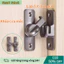 【COD】Bộ chốt cài cửa không cần khoan với 2 cách lắp đặt dễ dàng, thiết kế nhỏ gọn, dùng cho cửa phòng và cửa tủ.