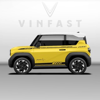 Tem dán xe VF3 - Tem VF3 cao cấp Decal dán xe VF3 MẪU TEM THỂ THAO  ( mẫu VF3 - 65 )