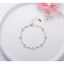 Vòng tay nữ đá zircon hoa anh đào, đa chức năng thời trang