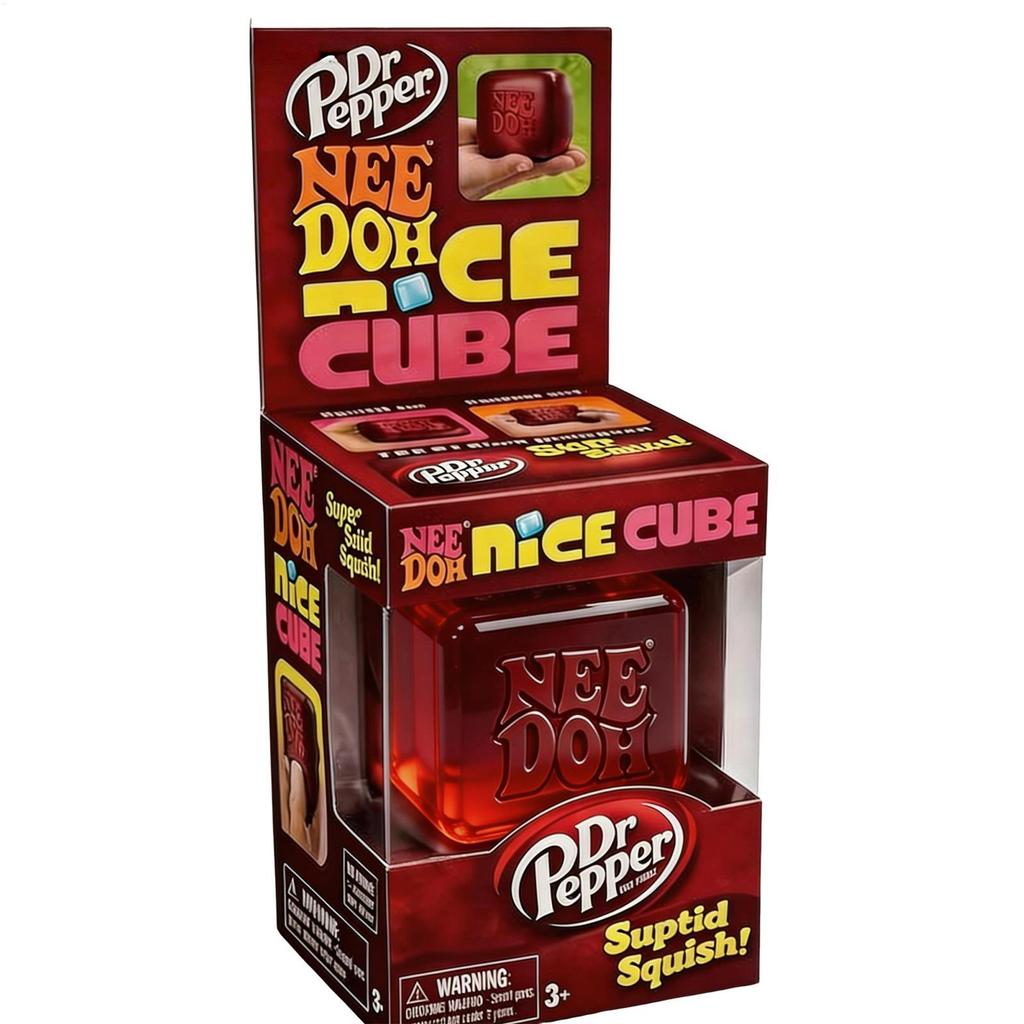Còn hàng Schylling Needoh 2026 Phiên bản giới hạn Dr Pepper Nice Cube Suptid Squishy Fidget Toy
