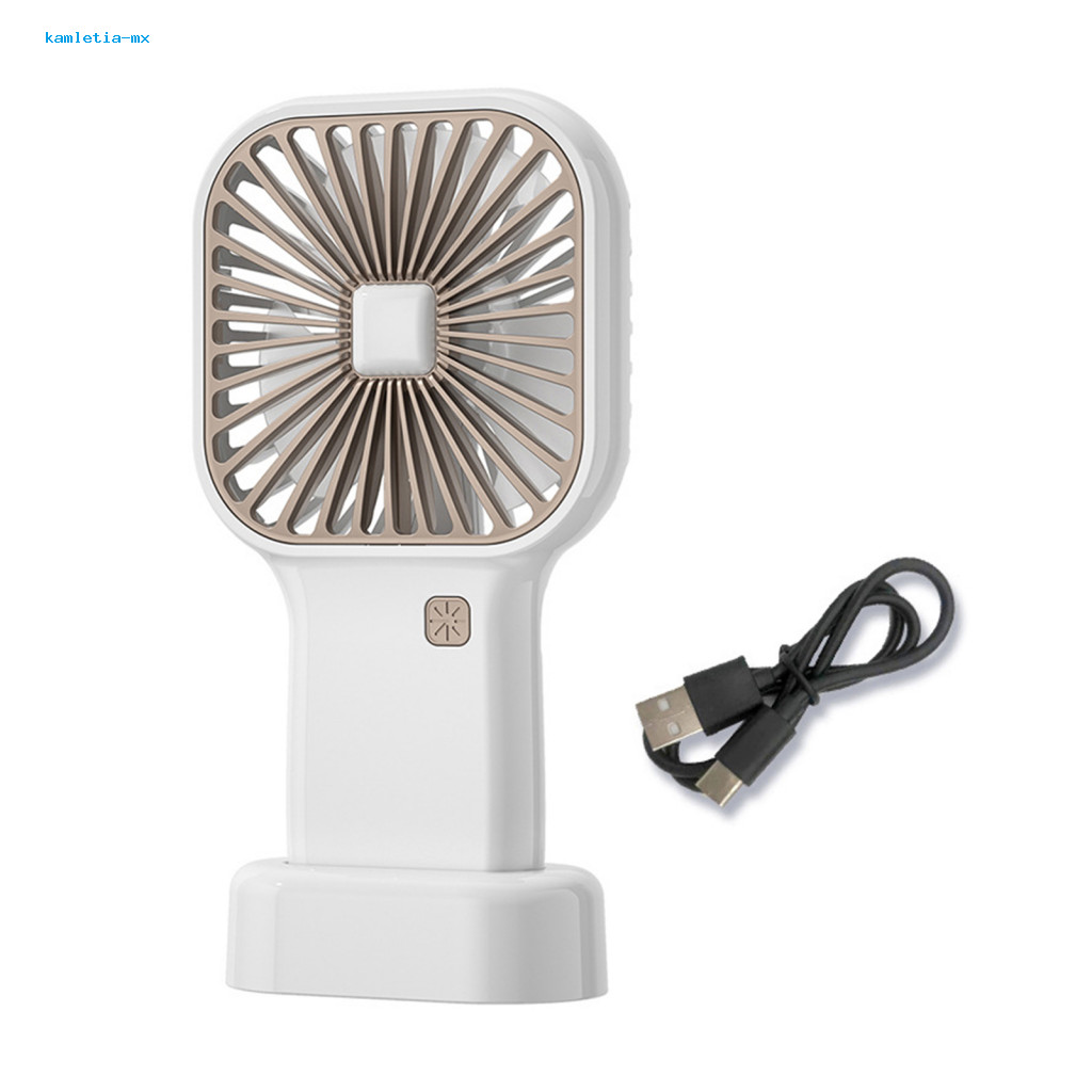 Quạt di động KA * Quạt chạy bằng pin Quạt Mini cầm tay cầm tay có băng 6 tốc độ có thể sạc lại Quạt cá nhân yên tĩnh Đế có thể tháo rời Nhẹ cho du lịch văn phòng để nóng