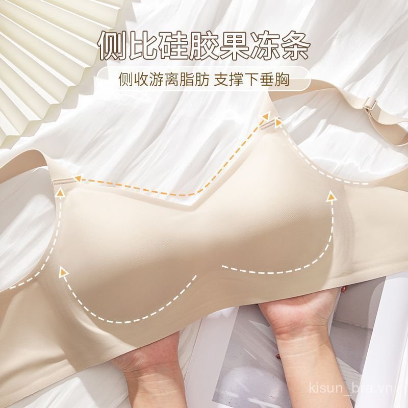Áo ngực không gọng kiểu áo thun mỏng mùa hè, đẩy ngực, khử mỡ phụ, nâng ngực, phù hợp tập thể dục, dành cho nữ, làm ngực lớn trông nhỏ gọn.