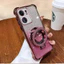 Ốp điện thoại di động, Thiết kế sang trọng, Dành cho OPPO Reno 13F và 13 13 Pro, Lớp phủ chống sốc bốn bánh, Bao bì lấp lánh, Hấp thụ từ tính, Bảo hiểm toàn diện, Đi kèm với giá đỡ.