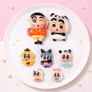 Set charm Shin cậu bé bút chì 7 món - Bộ 5 Set dễ thương Shin cute dễ thương E2026