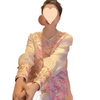Áo sơ mi nữ phong cách cổ điển Trung Hoa, thời trang cao cấp thanh lịch mùa Hè