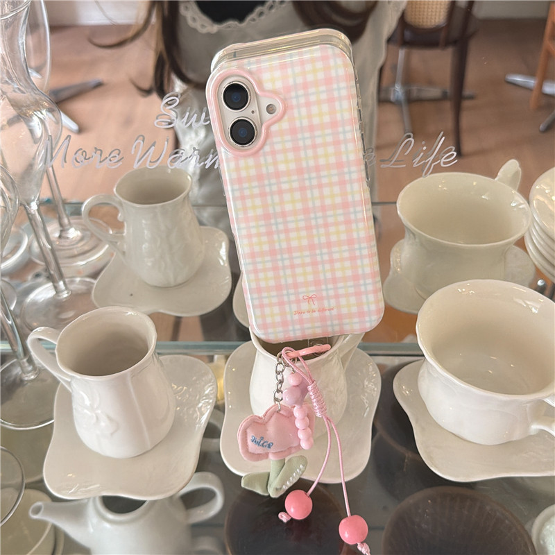 IPhone 17 Pro Max Họa tiết chấm ca rô Chất liệu TPU IMD craft Vỏ điện thoại in hai lớp