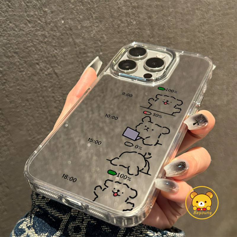 Ốp Điện Thoại Hoạt Hình Puppy Cho Redmi K90 Pro Max K80 K70E K70 K60 K50 Pro Ultra K50i 5G Turbo 5 Max 4 3 A7 Pro A5 A4 A3 A2 A1 Plus Vỏ Gương Chó Dễ Thương
