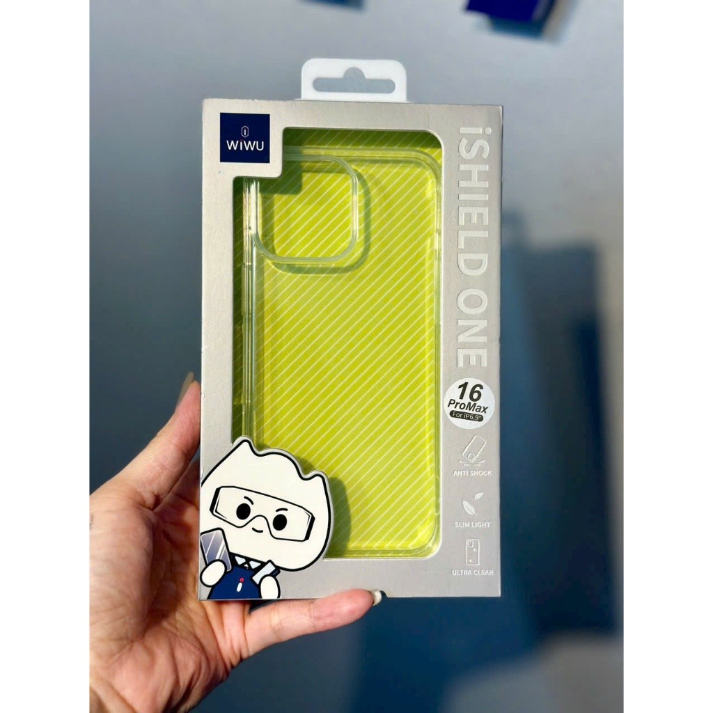 [Chính Hãng] Ốp Lưng Dẻo Trong Suốt WiWU iShield One TPU Chống Sốc iPhone 17 Pro Max / 16 Pro / 15 / 14