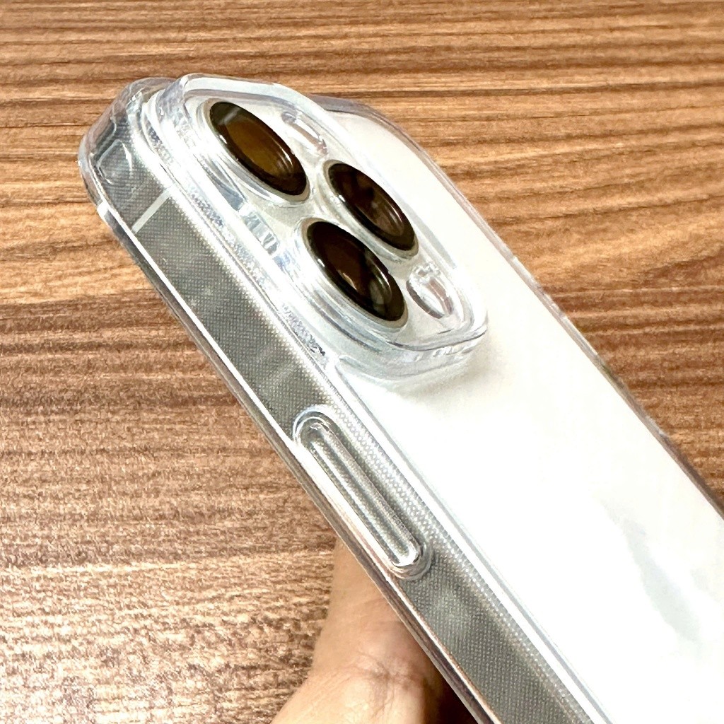 [Chính Hãng] Ốp Lưng Likgus Cứng Trong Suốt Viền Mỏng Cho IP 11 - 17 Pro Max - Mặt Lưng PC Cứng Chống Ố, Sốc, Viền TPU
