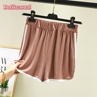Phụ Nữ Quần Ngắn Mùa Hè An Toàn Cao Cấp Rời Quần Short Chạy Bộ Pyjama Quần Short