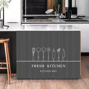 Rèm ngắn nhà bếp AWNGD, Rèm tủ chống bụi vách ngăn cửa, Vỏ tủ quần áo trang trí nội thất tự dính chất lượng cao