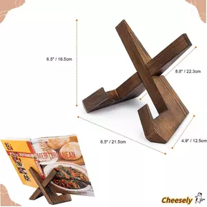 Giá đỡ công thức để bàn nhà bếp CHEESELY, Giá đỡ sách nấu ăn điểm âm nhạc đơn giản, Trang trí máy tính để bàn Sách đọc sách Phần còn lại Trang trí bàn tại nhà Giá đỡ trang sách Mini