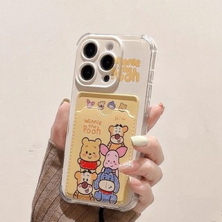 Dành Cho IPhone 17 16 15 14 13 12 11 Pro Max X XR XS Max 7 8 Plus Hộp đựng thẻ đôi Vinyl Bear Story