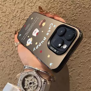 Chó con Cute puppy Ốp lưng iPhone 17/16/15/17 Pro/14 dễ thương, chống sốc, mẫu mới nhất