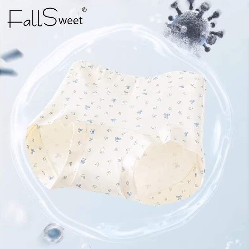 FallSweet Combo 5 Boxer Nữ Bông, Thiết Kế Eo Cao, Phong Cách Thoải Mái, Hợp Size Plus