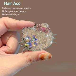 Kẹp Tóc Hình Hoạt Hình Dễ Thương Full Kim Cương, Thiết Kế Trái Tim Ngọt Ngào Cho Cô Gái