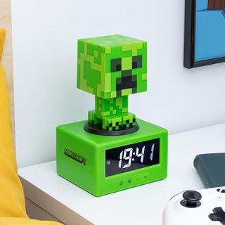 Đồng hồ báo thức kỹ thuật số Minecraft Axolotl & Đèn ngủ