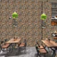 LA018 Giả Da Ngói Miếng Dán Retro Cobblestone Sàn Miếng Dán Trang Trí Nhà Cửa Tự Dính Chống Thấm Nước DIY Dán Tường