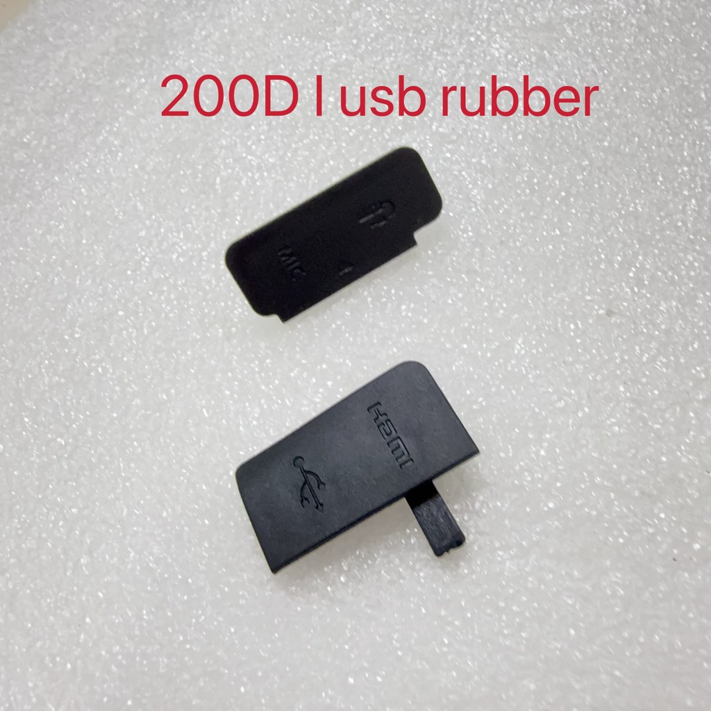 MỚI Dành Cho Canon EOS 200D I HDMI / USB / MIC Cao Su Nắp Dưới Cửa Camera Sửa Chữa Một Phần