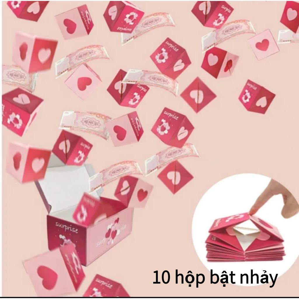 【COD】Hộp quà lì xì bật nhảy bất ngờ, phù hợp tặng sinh nhật và các dịp kỷ niệm, tạo bất ngờ thú vị cho người nhận.