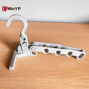 CMinYP Di Động Có Thể Gập Lại Móc Treo Quần Áo Sấy Ra Du Lịch Móc Treo Ra Với 5 Lỗ Cho Gia Đình Khách Sạn Cắm Trại Vinh Quang