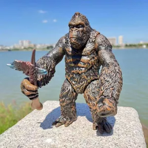 Vua cao su mềm lớn của quái vật vs King Kong Skeleton Island Tomahawk Godzilla Đồ chơi mô hình Quà tặng