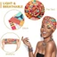 PYCOU Quấn Đầu, Beanie Pre Buộc Nút Thắt Lưng Co Giãn Turban, Hoa Thanh Lịch Nữ Chemo Cap Bandana Mũ Mũ nón