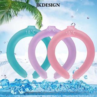 Vòng làm mát cổ JKDESIGN với ống gel lạnh, tiện lợi khi tập thể dục