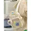Dễ Thương Dopamine Màu Sắc Tương Phản Nhỏ Schoolbag Bé Gái Hai Chiều Trong Suốt Đau Túi Mini Ba Lô Di Động Phù Hợp Với Tất Cả Các Trận Đấu Túi Cho Bé