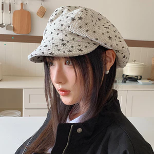 Mũ Beret Phong Cách Hàn Quốc, Thiết Kế Nhẹ Nhàng và Ngọt Ngào cho Nữ